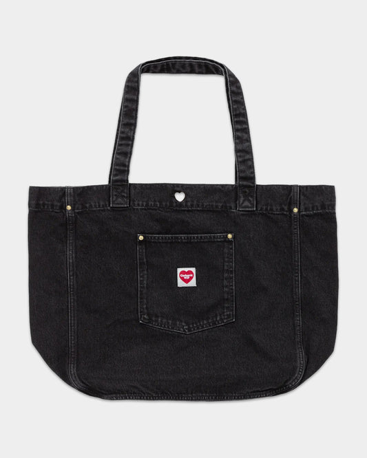 NASH TOTE - black stone washed