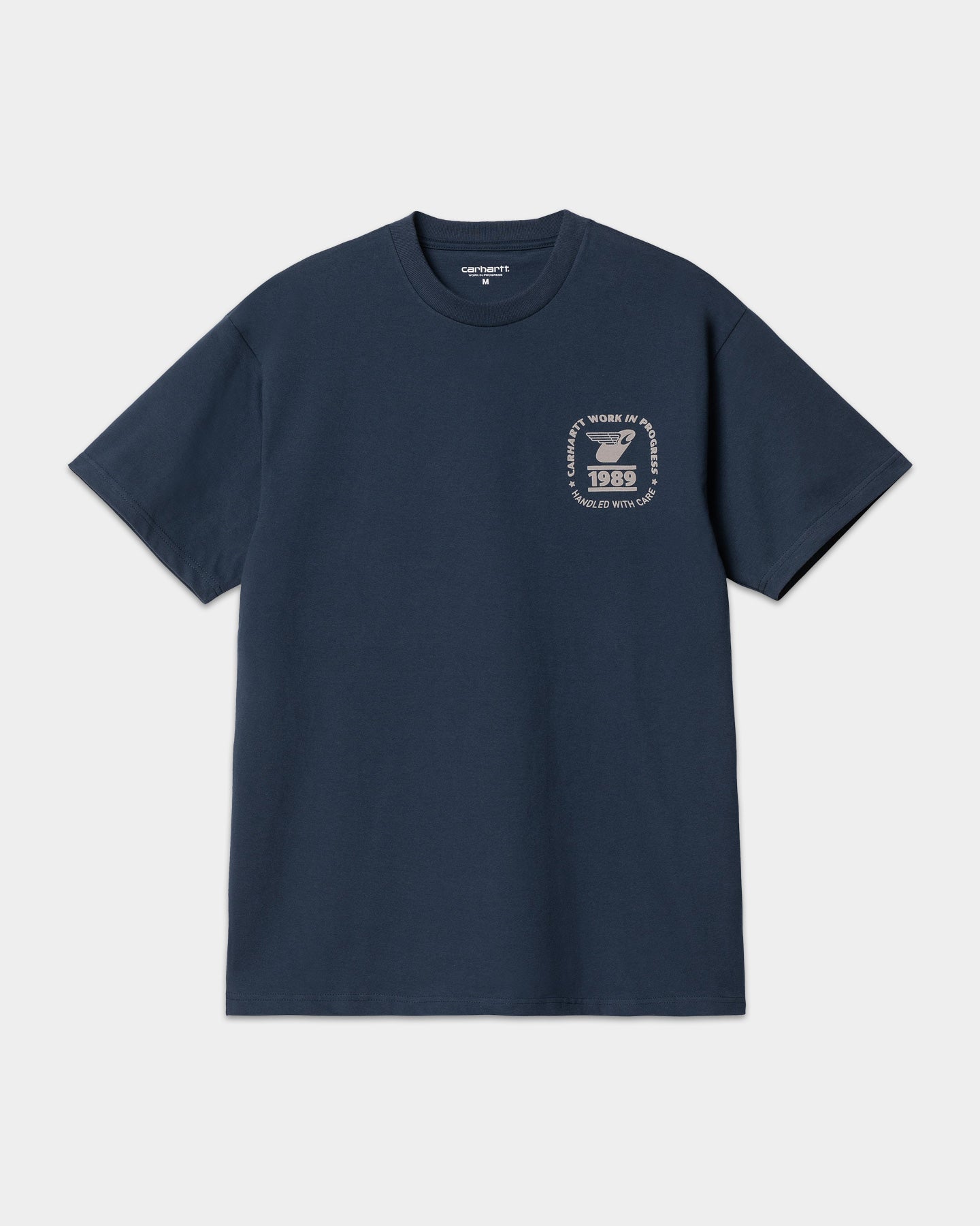 S/S STAMP STATE T-SHIRT - blue/grey