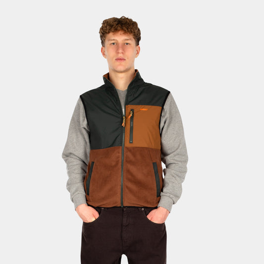 AUF DECK FLEECE VEST - nightforest