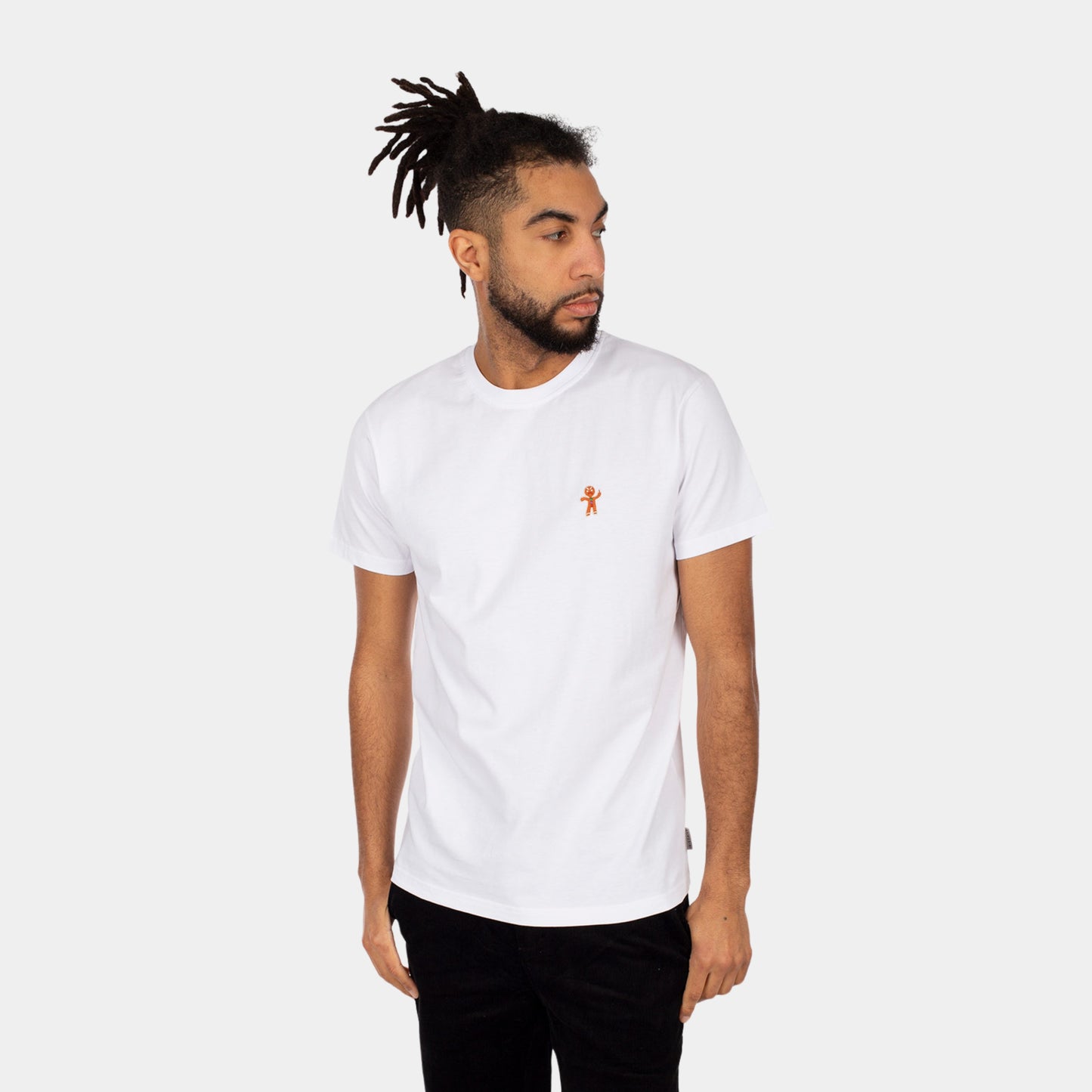 COOKIEMAN EMB TEE - white