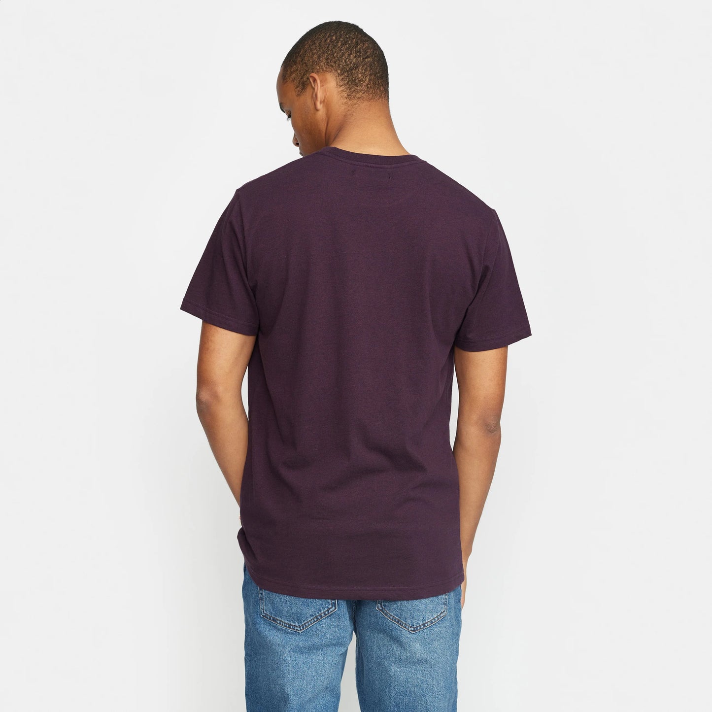 REGULAR T-SHIRT (1051) - darkpurple melange