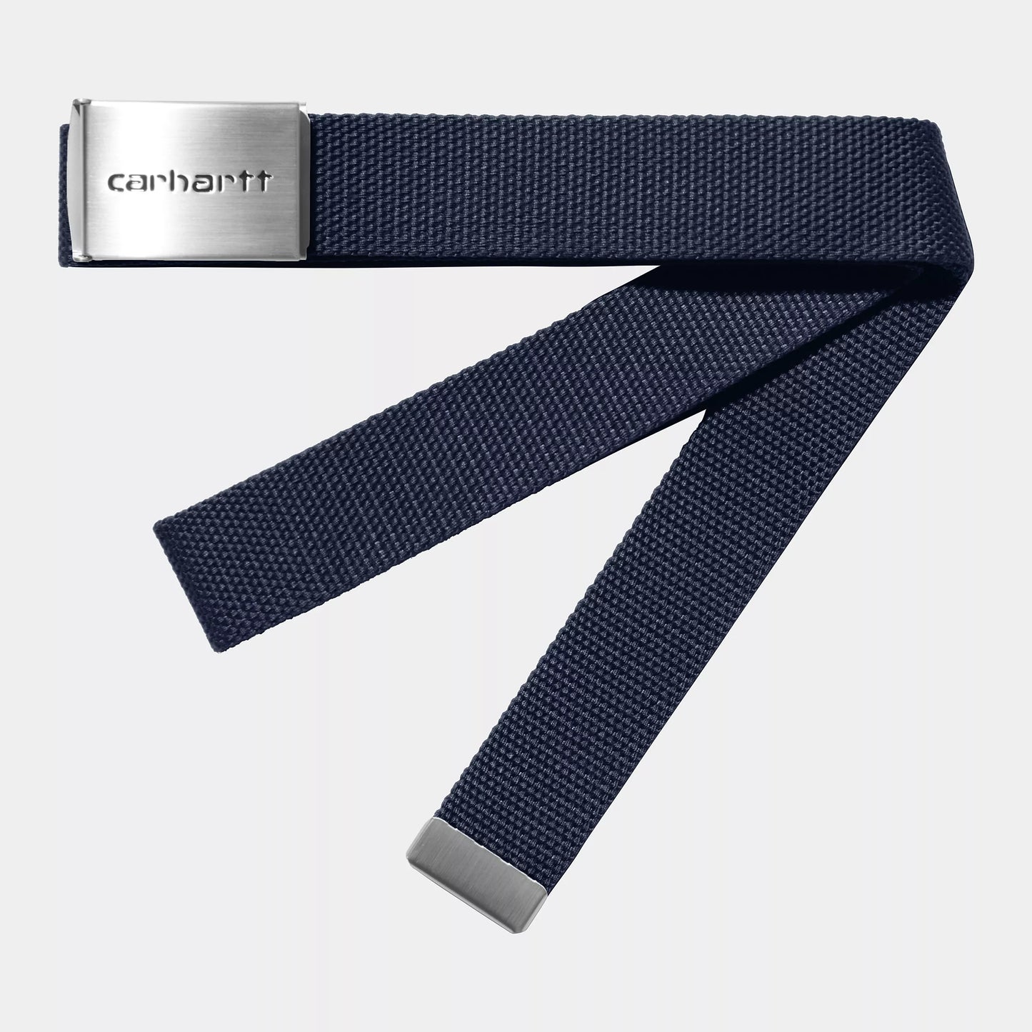 CLIP BELT CHROME - air force blue