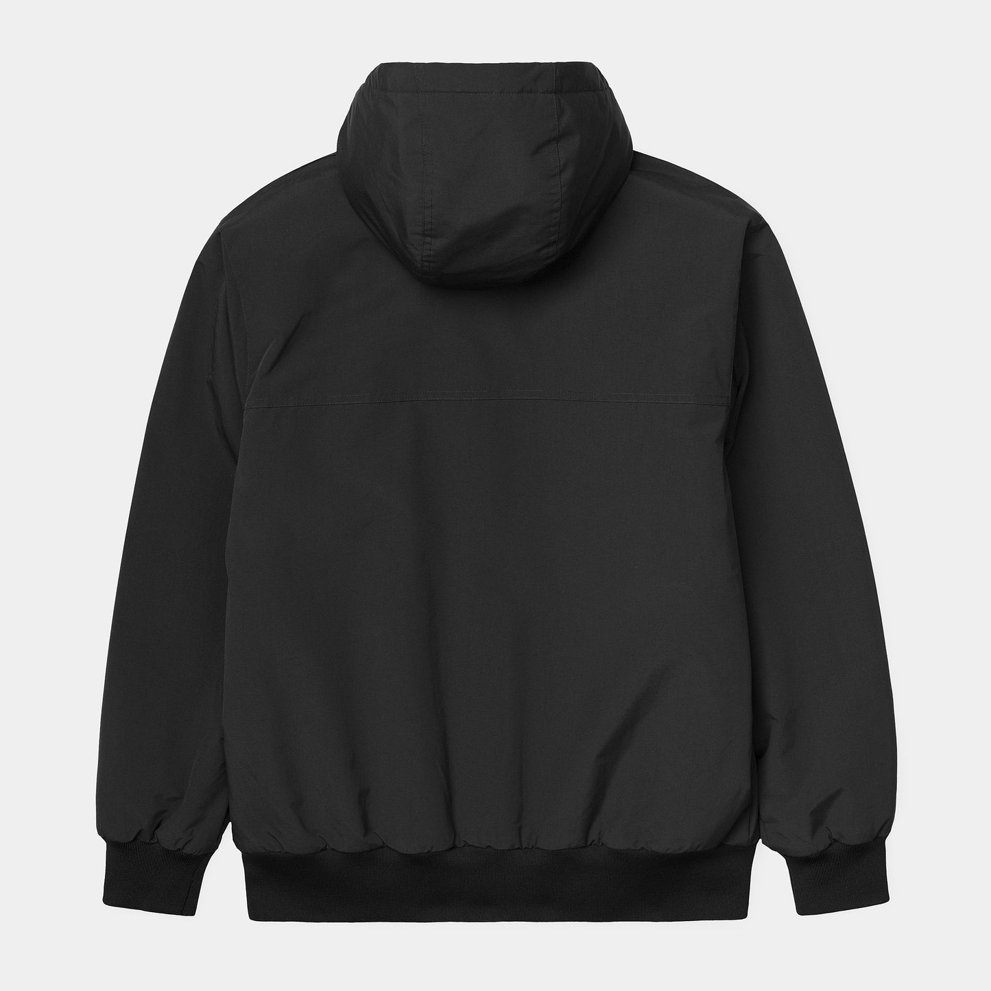 HOODED SAIL JACKET - black/white