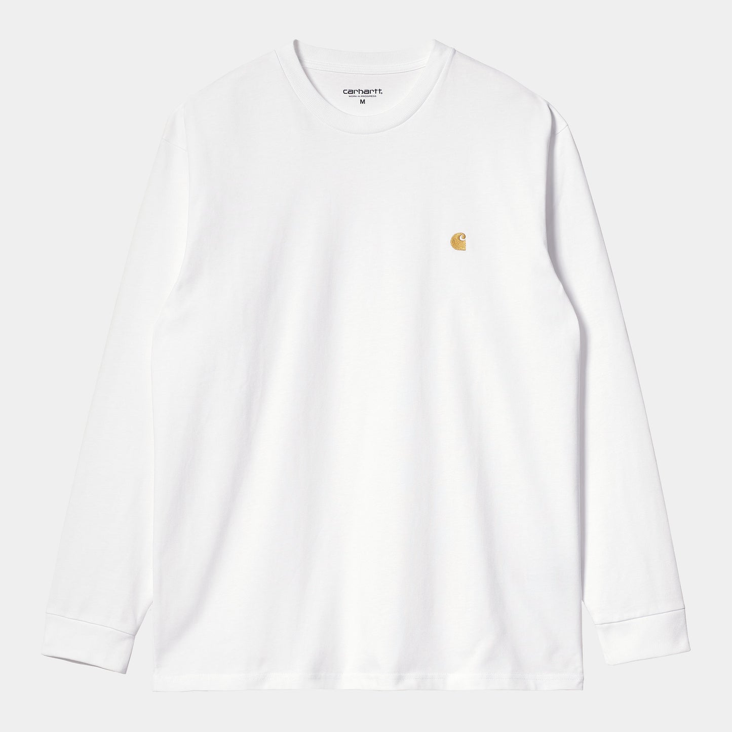 L/S CHASE T-SHIRT - white/gold