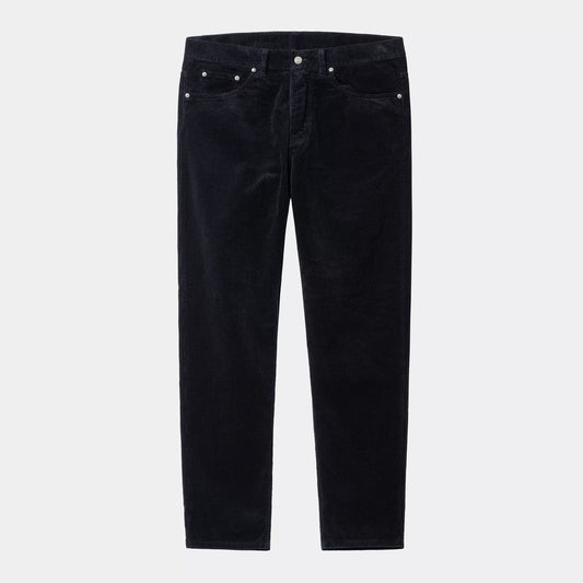 NEWEL PANT CORDUROY - dark navy rinsed