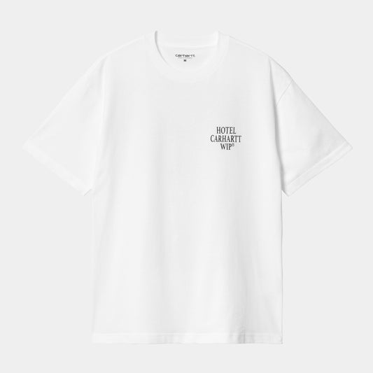 S/S HOTEL KEYS T-SHIRT - white/black