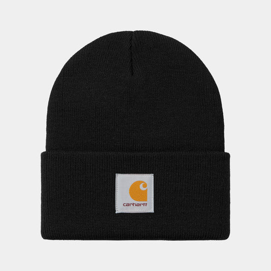 SHORT WATCH HAT - black