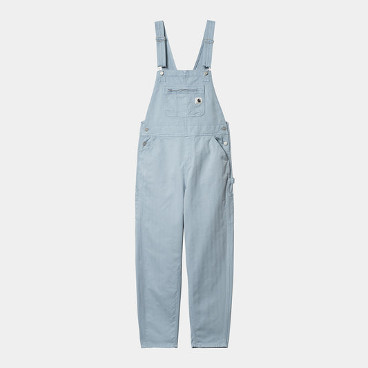 W' NORRIS BIB OVERALL - misty sky garment dyed